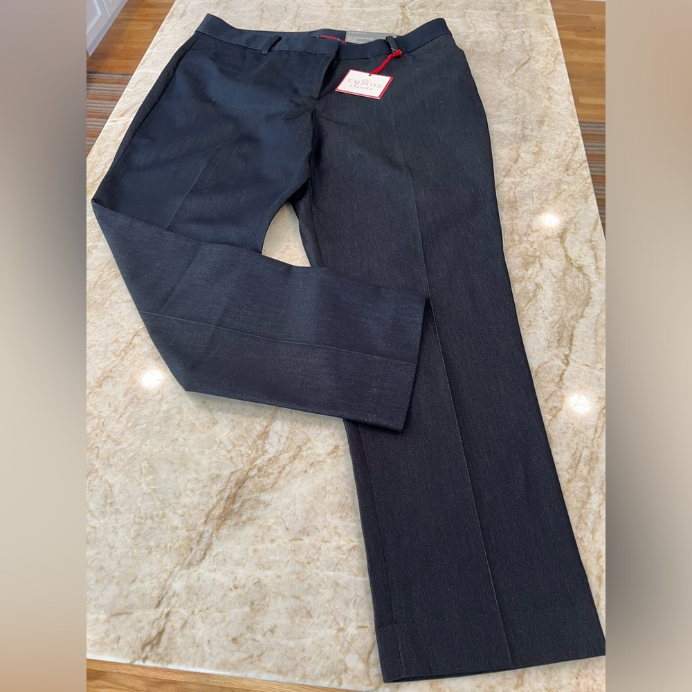 NWT Talbots Hampshire Ankle Pant Dressy Indigo Blue Wash Size 12P